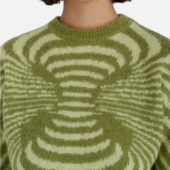 Paloma Wool Matrix Sweater in Medium Green - Picture 2 of 6